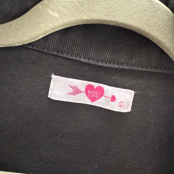 Buddy Love Black Star-Studded Jean Dress - Picture 9 of 9